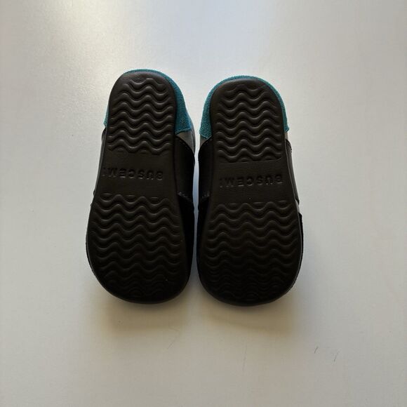 Buscemi Ventura Baby Grey Trio Sneakers US 6-12 Months Infant Leather Shoe - Picture 8 of 10